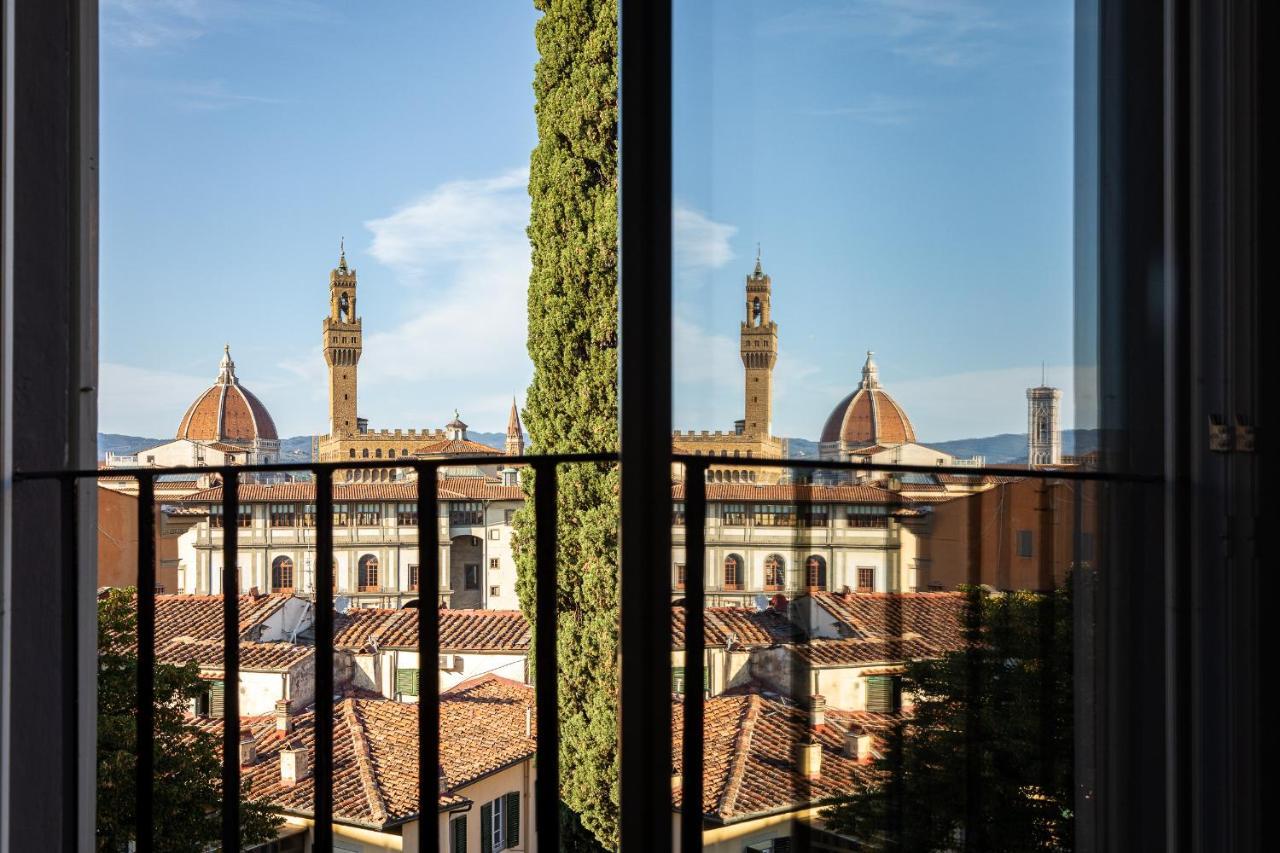 Ponte Vecchio - Lussuoso Attico Terrazza Con Vista Lägenhet Florens Exteriör bild