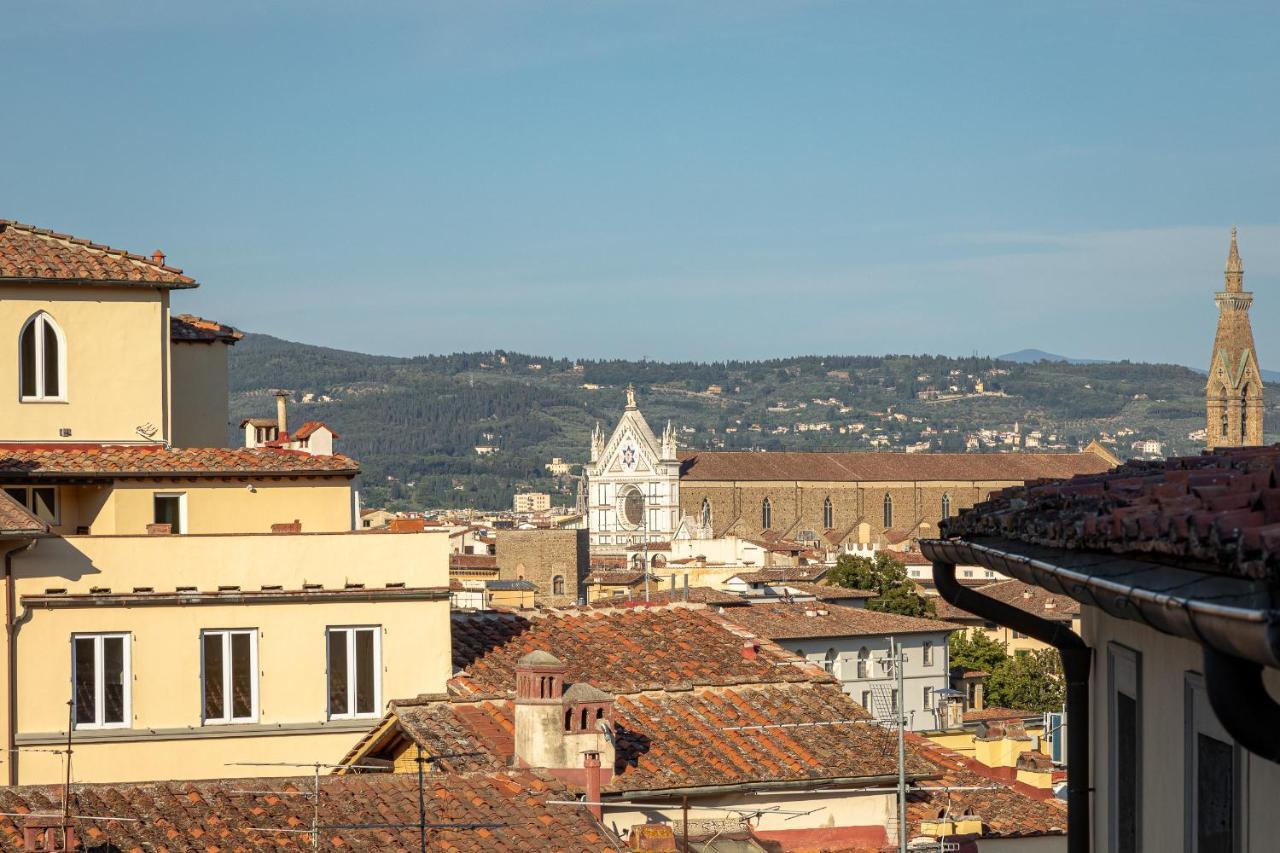 Ponte Vecchio - Lussuoso Attico Terrazza Con Vista Lägenhet Florens Exteriör bild